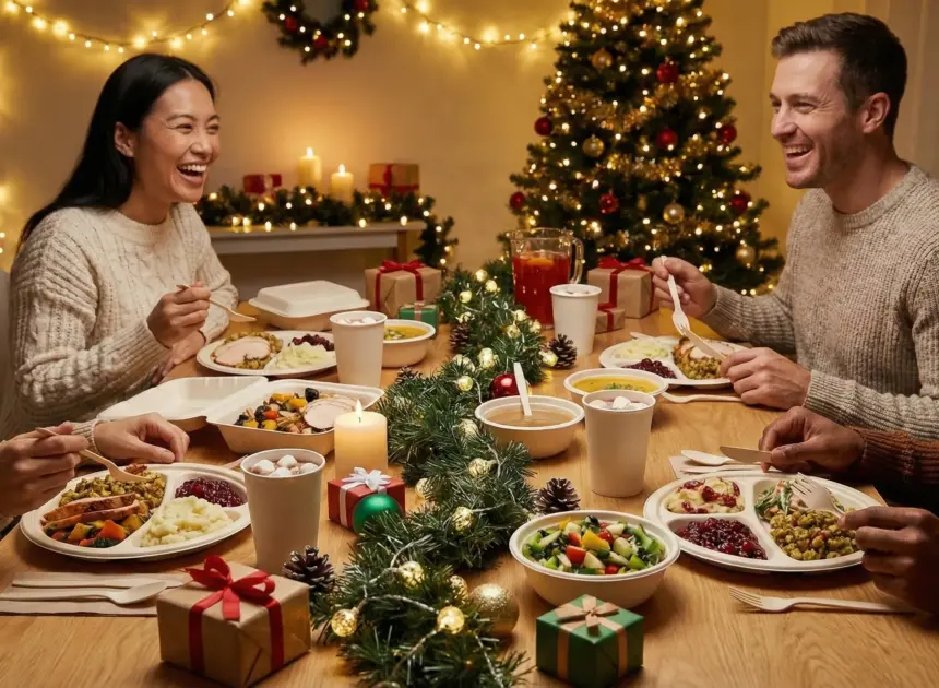 Invite Guests for Dinner Without the Mess Using Biodegradable Tableware