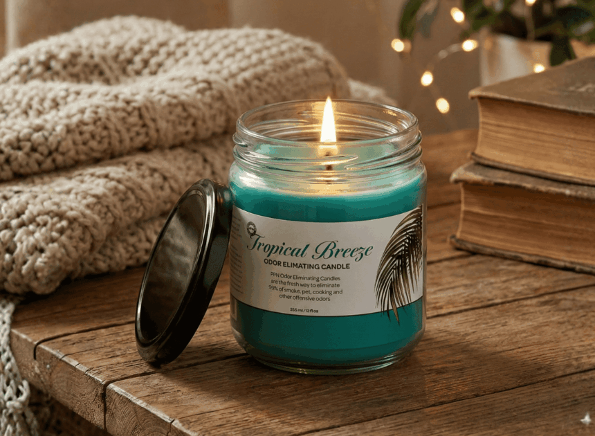 Tropical Breeze Scented Candles: A Refreshing Way to Eliminate Odors and Elevate Any Space