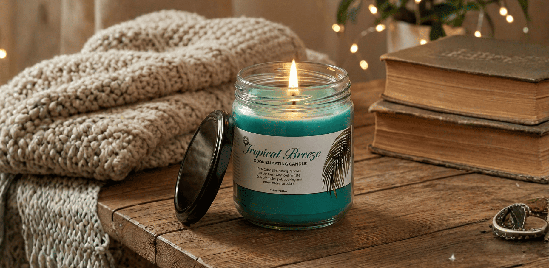 Tropical Breeze Scented Candles: A Refreshing Way to Eliminate Odors and Elevate Any Space
