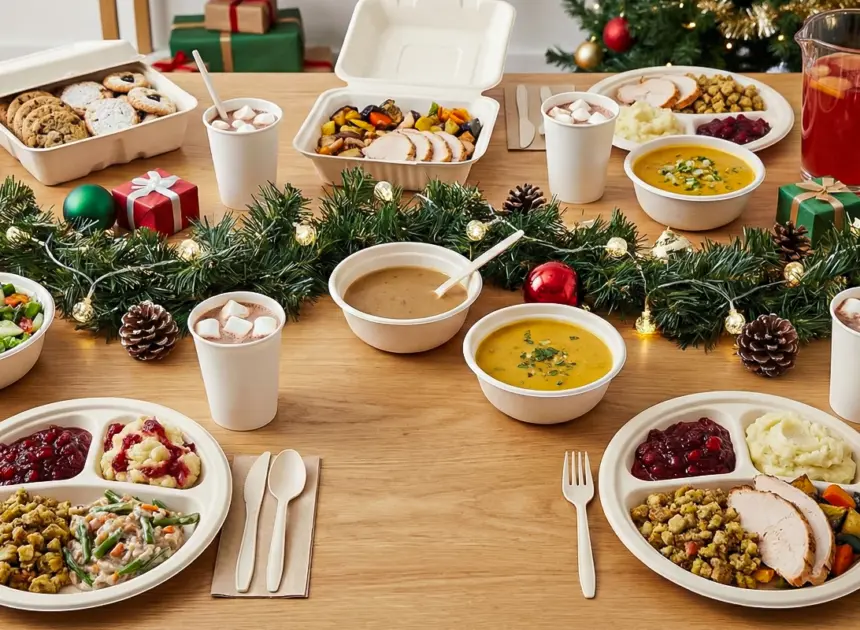ECO-FRIENDLY TABLEWARE FOR YOUR OFFICE CHRISTMAS PARTY (Potluck Edition)