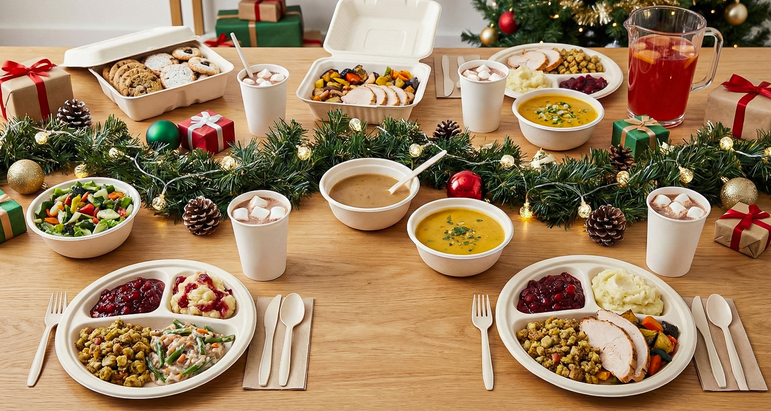 ECO-FRIENDLY TABLEWARE FOR YOUR OFFICE CHRISTMAS PARTY (Potluck Edition)