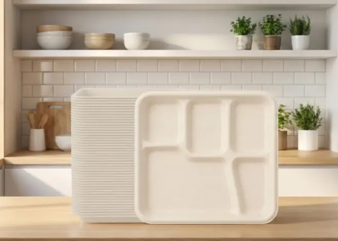 5 Compartment Bagasse Plates: The Smart Eco-Friendly Choice for Modern Food Service