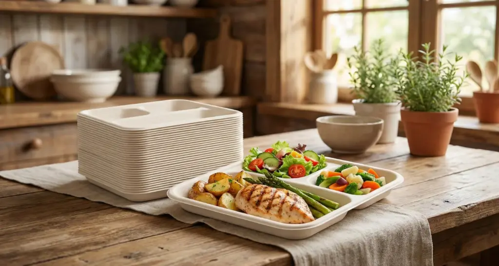 Why 3 Compartment Disposable Plates Are Perfect for Complete Meals